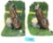 RESIN GOLF CLUB BOOKENDS