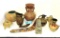 10 PC NATIVE AMERICAN STYLE POTTERY & AUSTRAILIAN