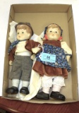 PAIR GOBEL STYLE PORCELAIN DOLLS
