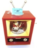 SANTA CLAUSE SNOW GLOBE TELEVESION 4