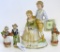 3 PORCELAIN FIGURINES 4