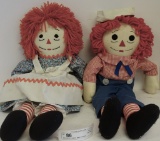 RAGGEDY ANN & ANDY DOLLS 20 