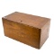VINTAGE WOODEN SEWING MACHINE BOX