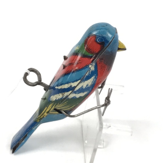 VINTAGE WIND UP MECHANICAL BIRD PATD DEC 7 1927