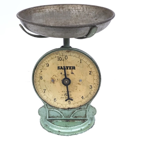SALTER No 50 SCALES 10 lb. MADE IN ENGLAND