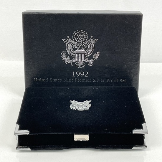 1992 US SILVER CAMEO MINT PREMIER PROOF SET