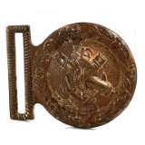 CONFEDERATE STATES NAVY  BELT BUCKLE BRASS/COPRER