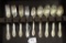 ONEIDA 25PC SILVERPLATE FORKS & SPOONS