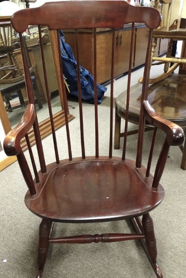 MAHAGONY/CHERRY ROCKING CHAIR