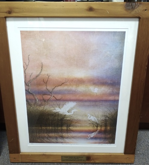 " A VIEW FROM MY WINDOW" FRAMED PRINT