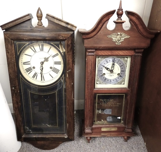 2 KEY WIND CLOCKS