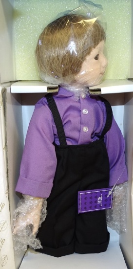 KNOWLES AMISH BLESSINGS DOLL 13" TALL