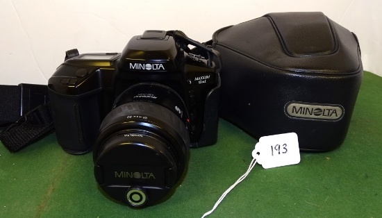 MINOLTA MAXXUM 5X1 CAMERA & CASE