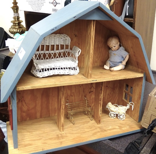 SHADOWBOX DOLL HOUSE 20" WIDE,18" HIGH
