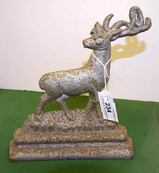 ANTIQUE REINDEER DOORSTOP