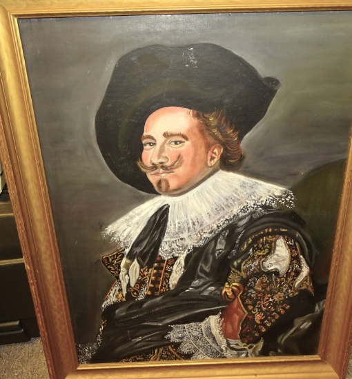21"X28" OIL ON CANVAS PRINT