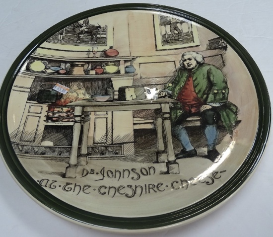 ROYAL DOULTON PLATE " DB JOHNSON"