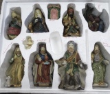 10 PC HOME ACCENTS NATIVITY SCENE SEE DESC