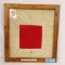 FRAMED SIGNAL FLAG FROM WW2