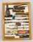 FRAMED GROUP OF WINCHESTER ITEMS 19 1/2