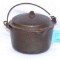 WAGNER WARE SALESMAN SAMPLE CAST IRON POT WITH LID