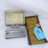 BUCK KNIFE CASE & HONEMASTER #136 SHARPENER