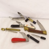LOT OF 7 KNIVES VARIOUS SIZES