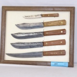 5 FRAMED KEEN CUTTER KNIVES 12