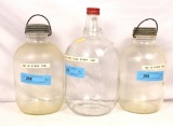 3 SYRUP BOTTLES (2 #10 SYRUP) & (GAL COCA COLA)