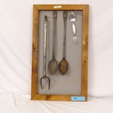 FRAMED GROUP OF MISC UTENSILS 15