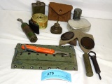 LARGE LOT OF MISC MILITARY ITEMS SEE DESCRIPTION