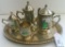 GODINGER MINIATURE COFFEE/TEA/CREAMER,SUGAR SET