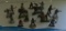 15 LEAD COWBOYS & INDIAN FIGURES