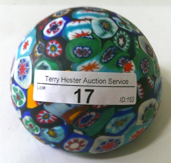 MURANO MILLEFIORI PAPERWEIGHT
