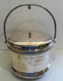 RB ROGERS & CO GLASS LINED ICE BUCKET SILVER ON COPPER