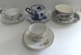 4 CHINA CUPS & SAUCERS