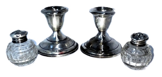 STERLING SILVER 4 PCS. ALL SIGNED SEE PICTURES