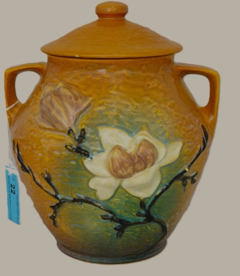 ROSEVILLE MAGNOLIA COOKIE JAR CIRC 1940 11"TALL