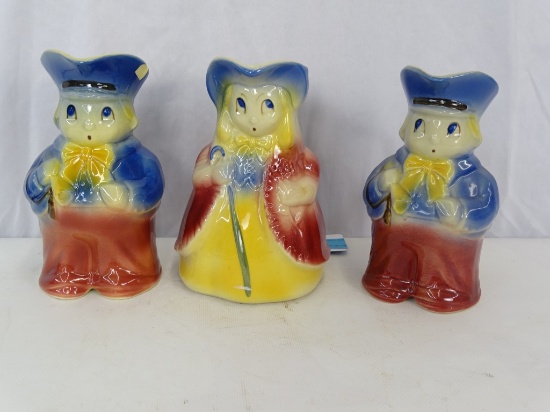 3 SHAWNEE PITCHERS-BO PEEP & LITTLE BOY BLUE