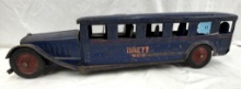 1920's COR-COR PRESSED STEALTOY PASSENGER BUS