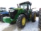 92552- JD 7215R TRACTOR, MFWD, CAH, FRONT WEIGHTS, REAR WEIGHTS, HUB DUALS, 3PT, PTO, 5 HYDRAULIC,