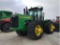 93093- JOHN DEERE 9620 4WD TRACTOR, 800/70/38 TIRES W/DUALS, CAB AIR/HEAT, BARE BACK, 4 HYDRAULICS,