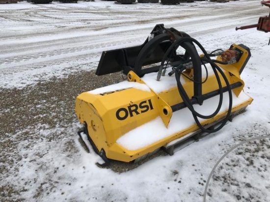 85080- ORSI SKID LOADER MOUNT FLAIL MOWER, HYDRAULIC DRIVE
