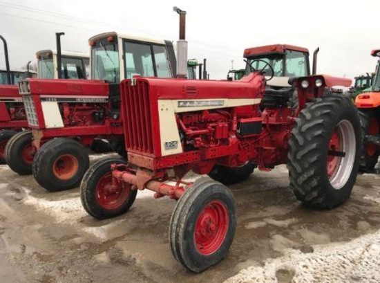88032- INTERNATIONAL 806 DIESEL TRACTOR, OPEN STATION, 18.4-38 TIRES, 3PT, 2 PTO, HYDRAULIC,
