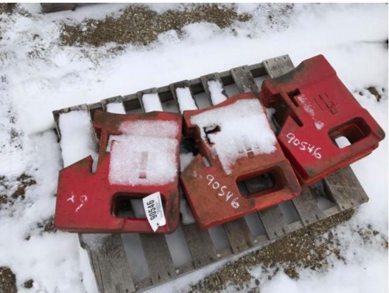 90546- IH 100# FRONT WEIGHTS (9)