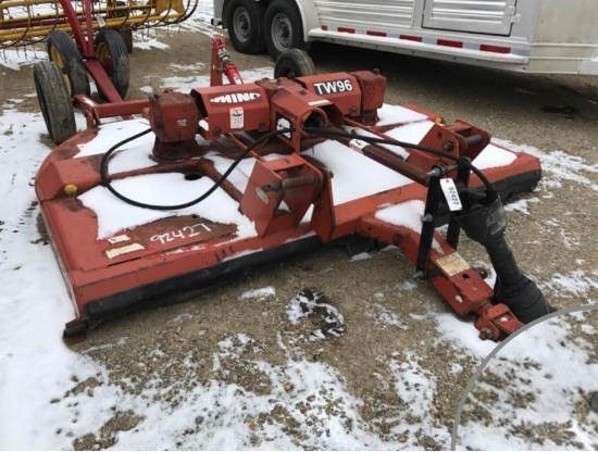 92427- RHINO TW96 96? PULL TYPE ROTARY MOWER, 540 PTO