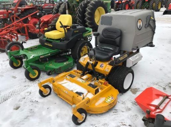 92547- WALKER T25I MOWER, 188 HRS SHOWING, BAGGER ATTACHMENT, 1 OWNER, 2016 MODEL