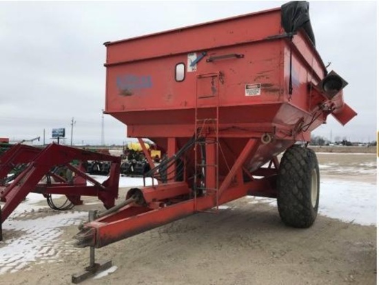 92611- KILLBROS 475 GRAIN CART, CORNER AUGER, SMALL 1000 PTO