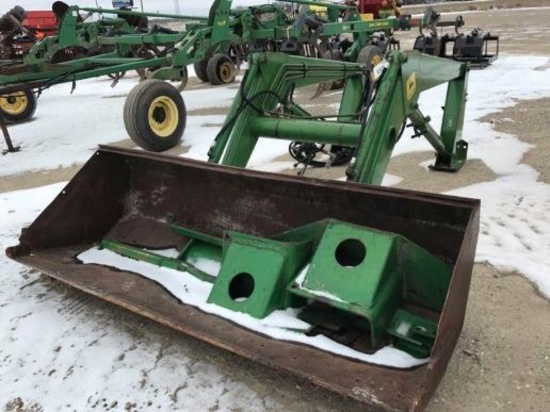 92625- JOHN DEERE 148 LOADER, W/BRACKETS AND HAND VALVE