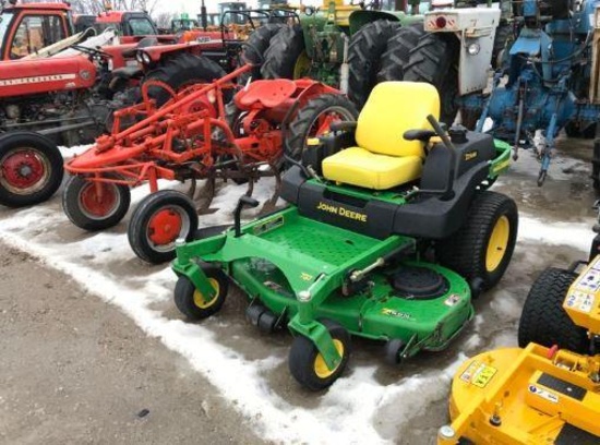 92698- JOHN DEERE 737 ZERO TURN LAWN MOWER, 60" COMMERCIAL DECK, GAS, 623 HOURS SHOWING